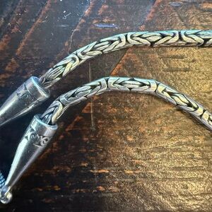 Intricate Silver Chain Bracelet